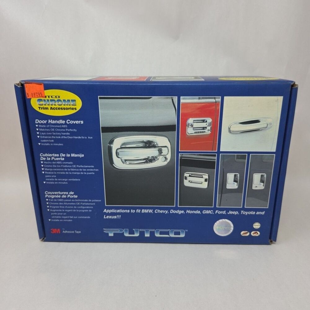 Putco #401012 Chrome Door handle Cover Ford F150 2004-08 W/ Key Pad Ex. Heritage